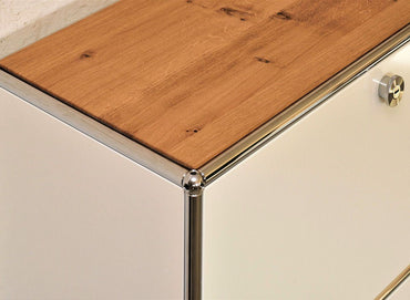 "real WOOD on TOP"