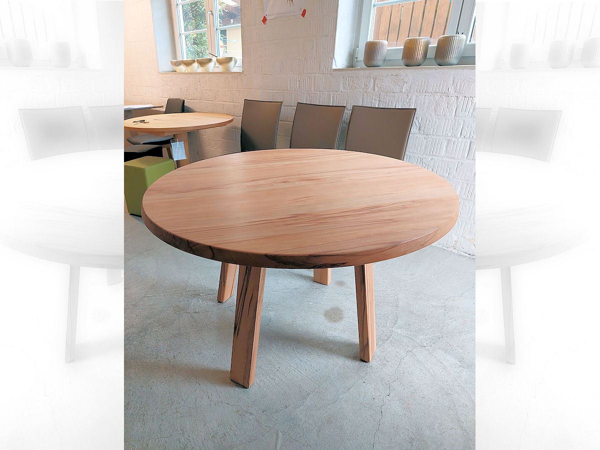 Tisch Bardo, Kernbuche, D 120 cm