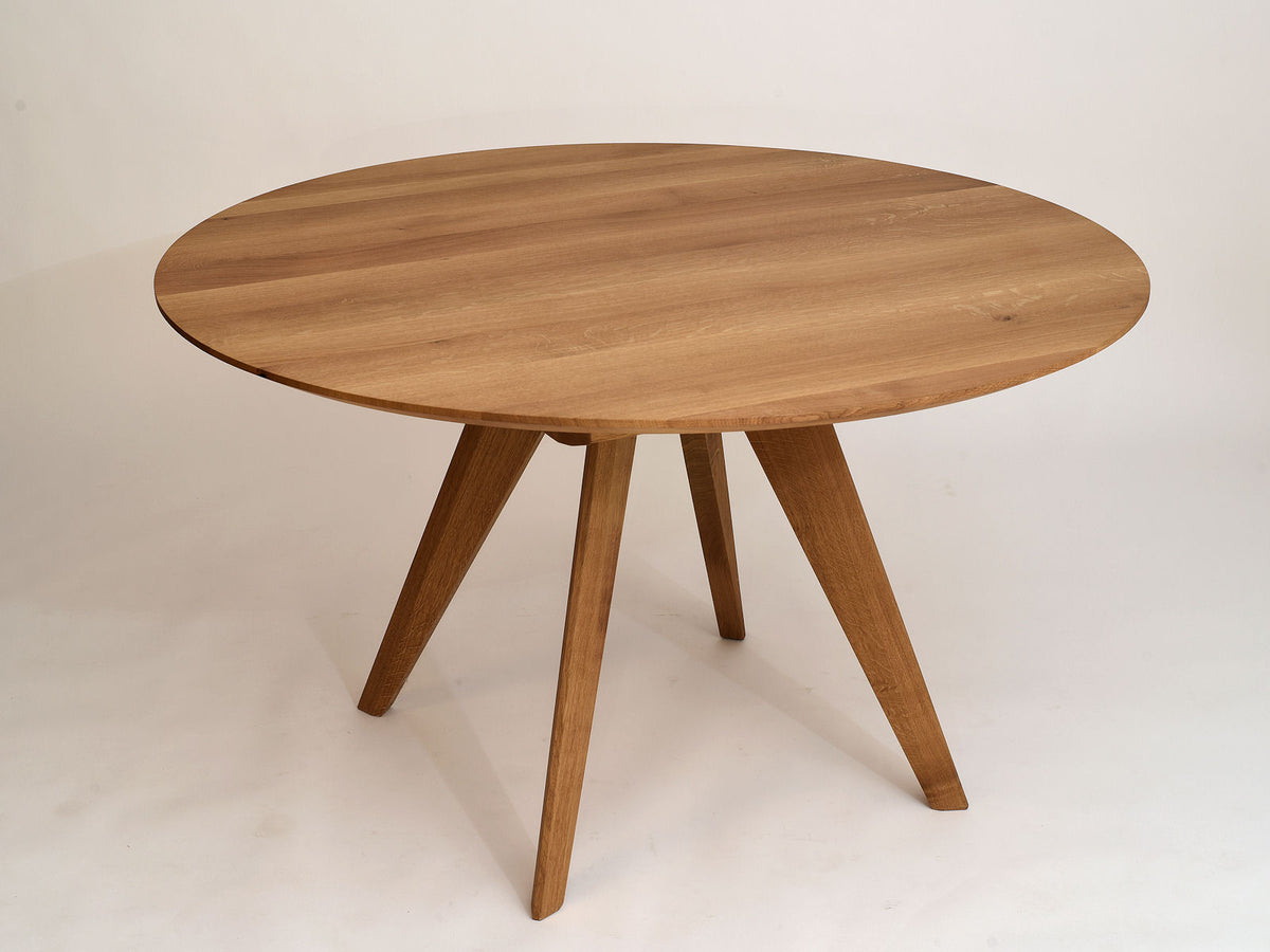 Tisch Sfer, Eiche Premium, D 130 cm - Einzelstück