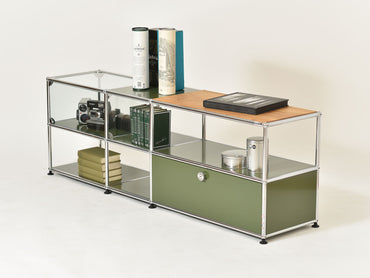 Mediaboard USM mit real Wood on Top