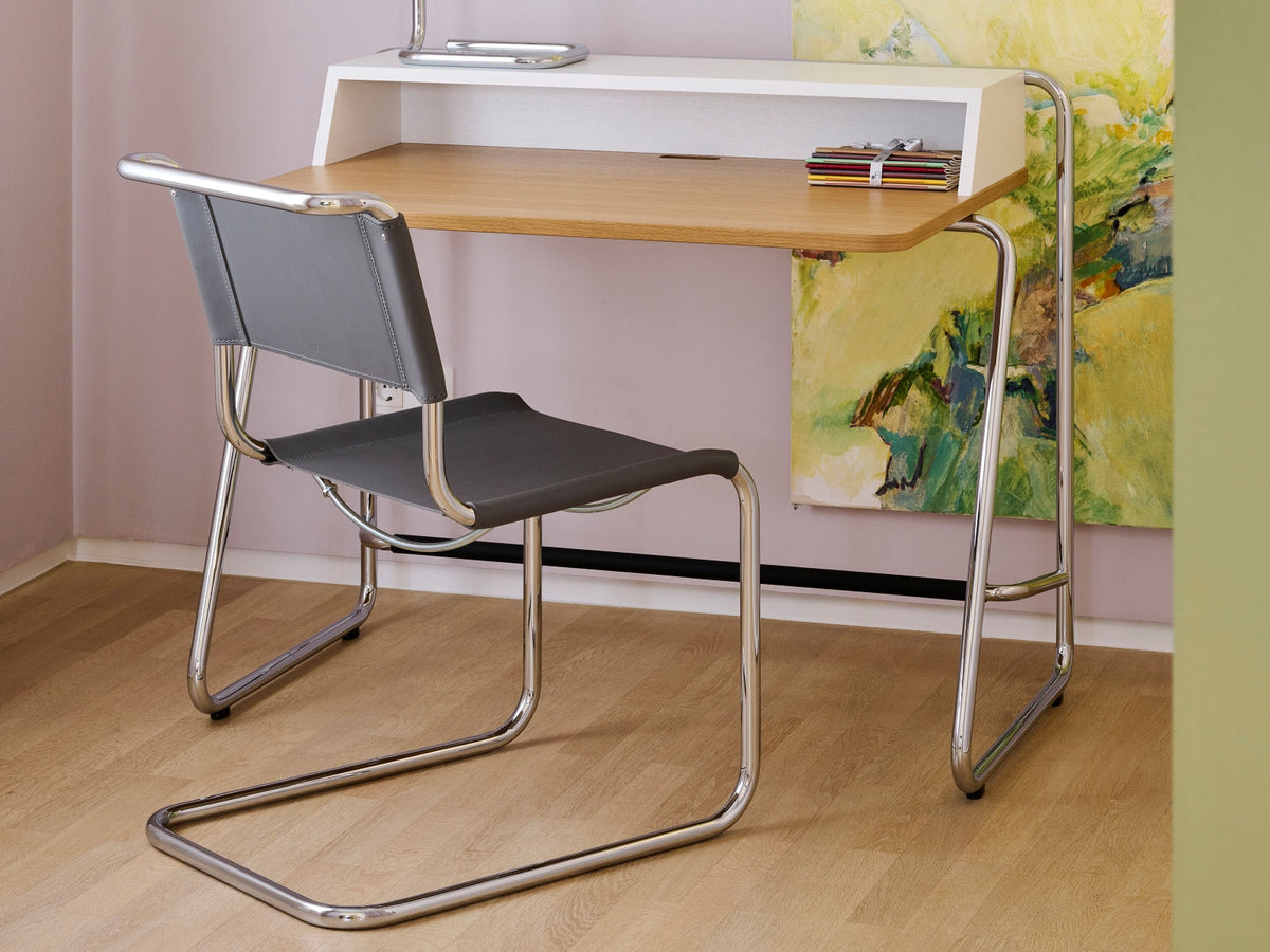 Freischwinger Thonet S 33 - Kernleder