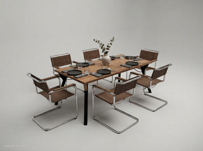 Freischwinger Thonet S 34 - Kernleder