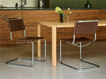 Freischwinger Thonet S 33 - Kernleder