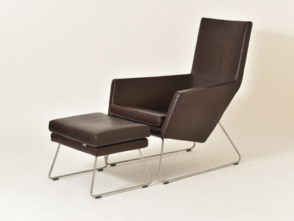 Sessel Don mit Hocker von Label