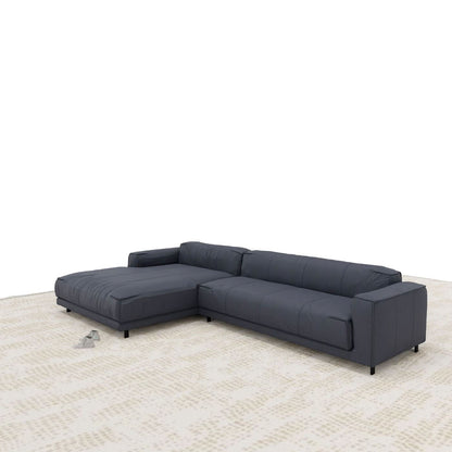 Freistil 136 Loungesofa Leder Ockerbraun