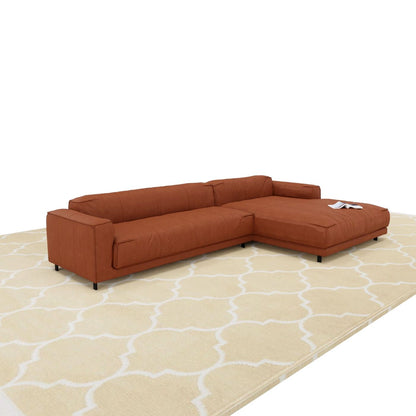 Freistil 136 Loungesofa Leder Ockerbraun