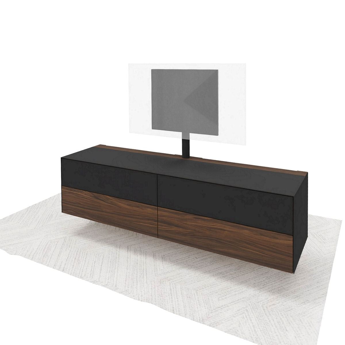 TV-Bord Home Entertainment - Kernbuche, B 160 cm