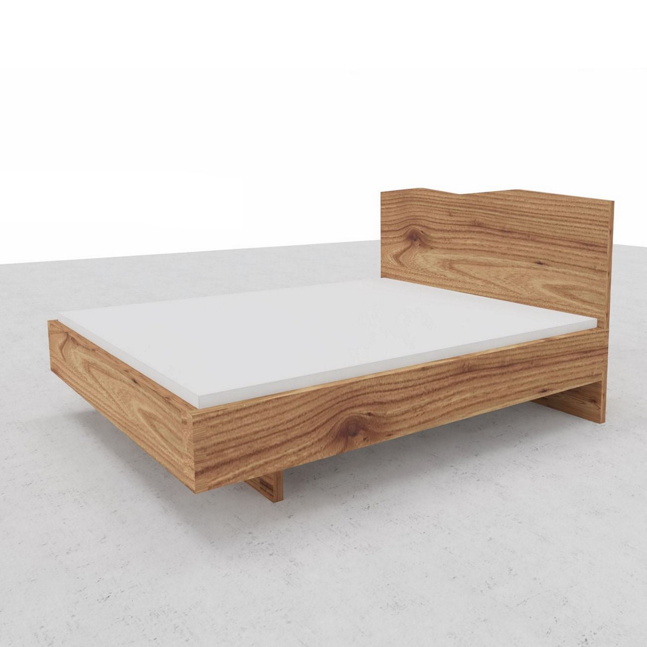 Bett Milan - am. Nussbaum, 120/200 cm
