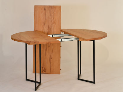 Tisch Orbis, Kernbuche, D 120 cm - Einzelstück im Preis gesenkt