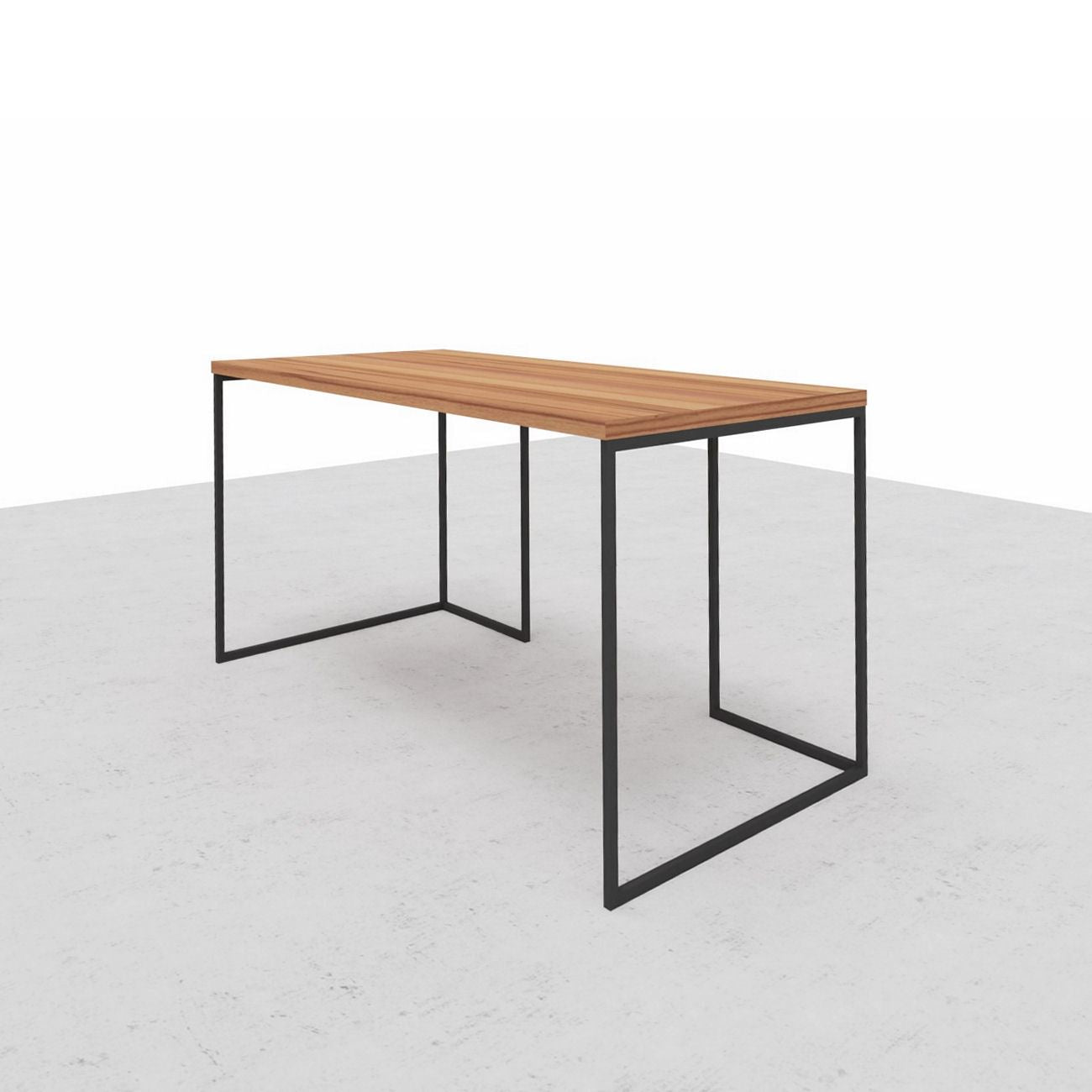 Schreibtisch Orbit - eur. Nussbaum, 140/80 cm