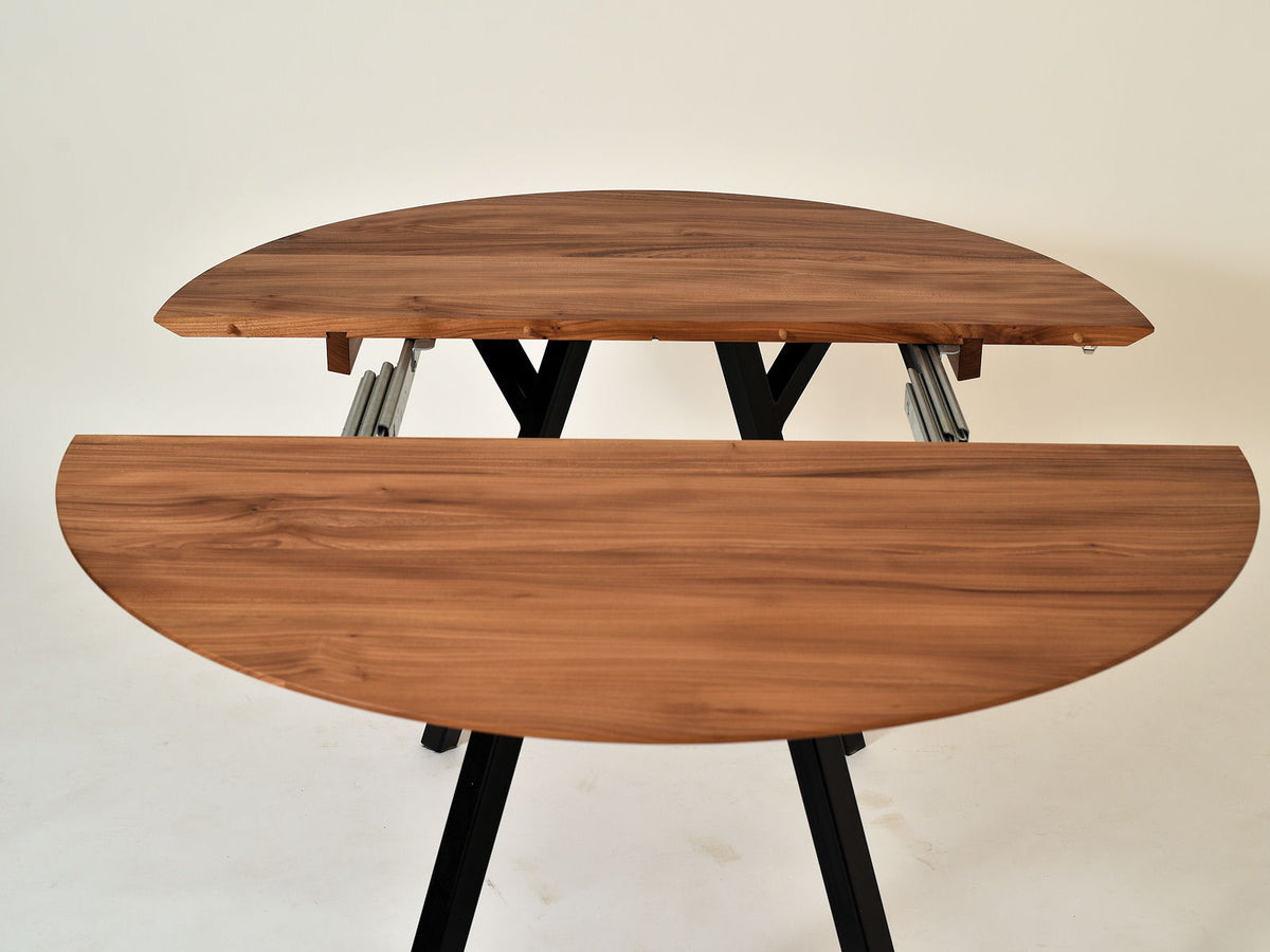 Tisch Panyo, Rüster, D 120 cm - Besonderes Holz, guter Preis