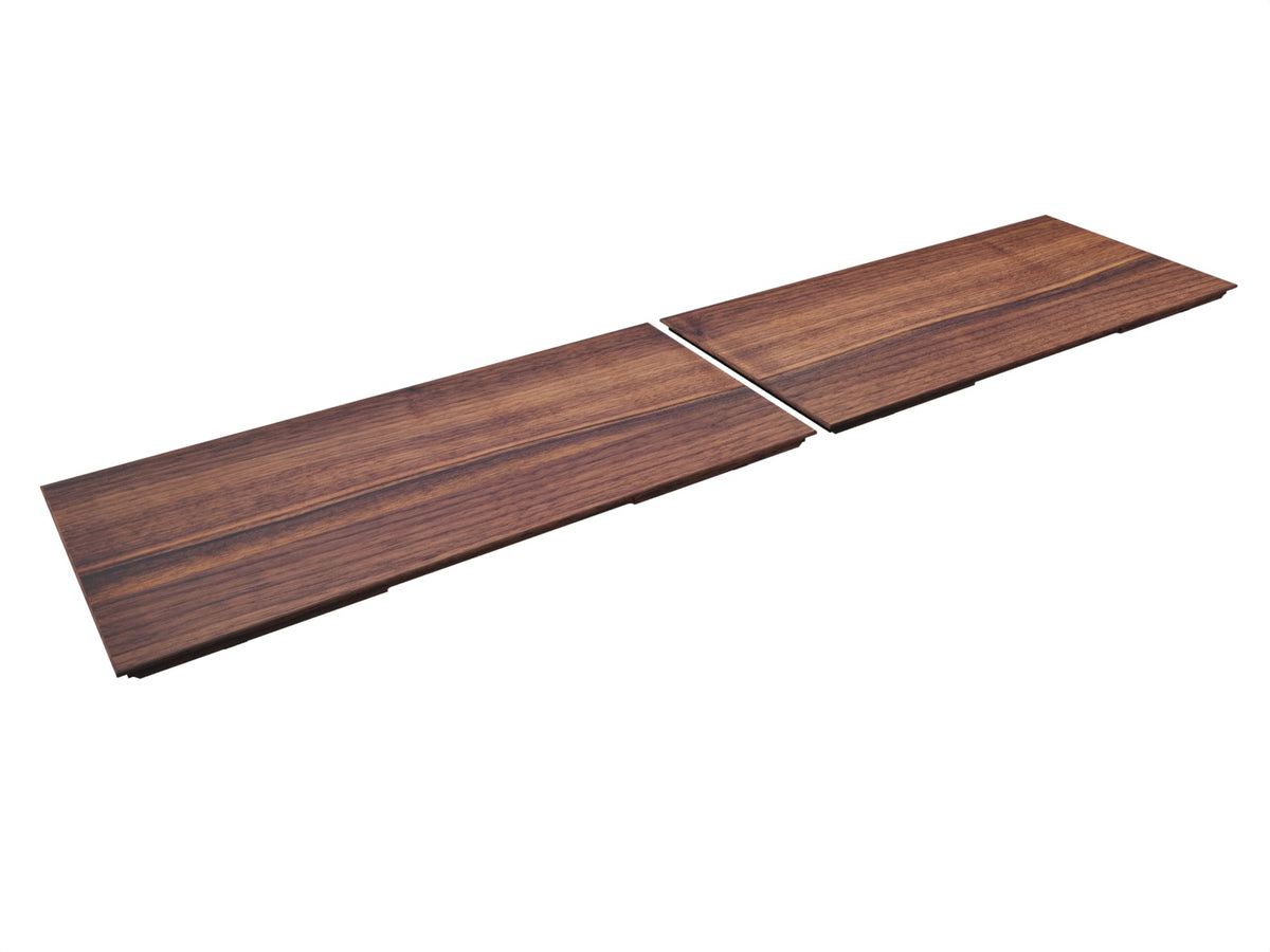 Doppelelement Nussbaum - "real Wood on Top"