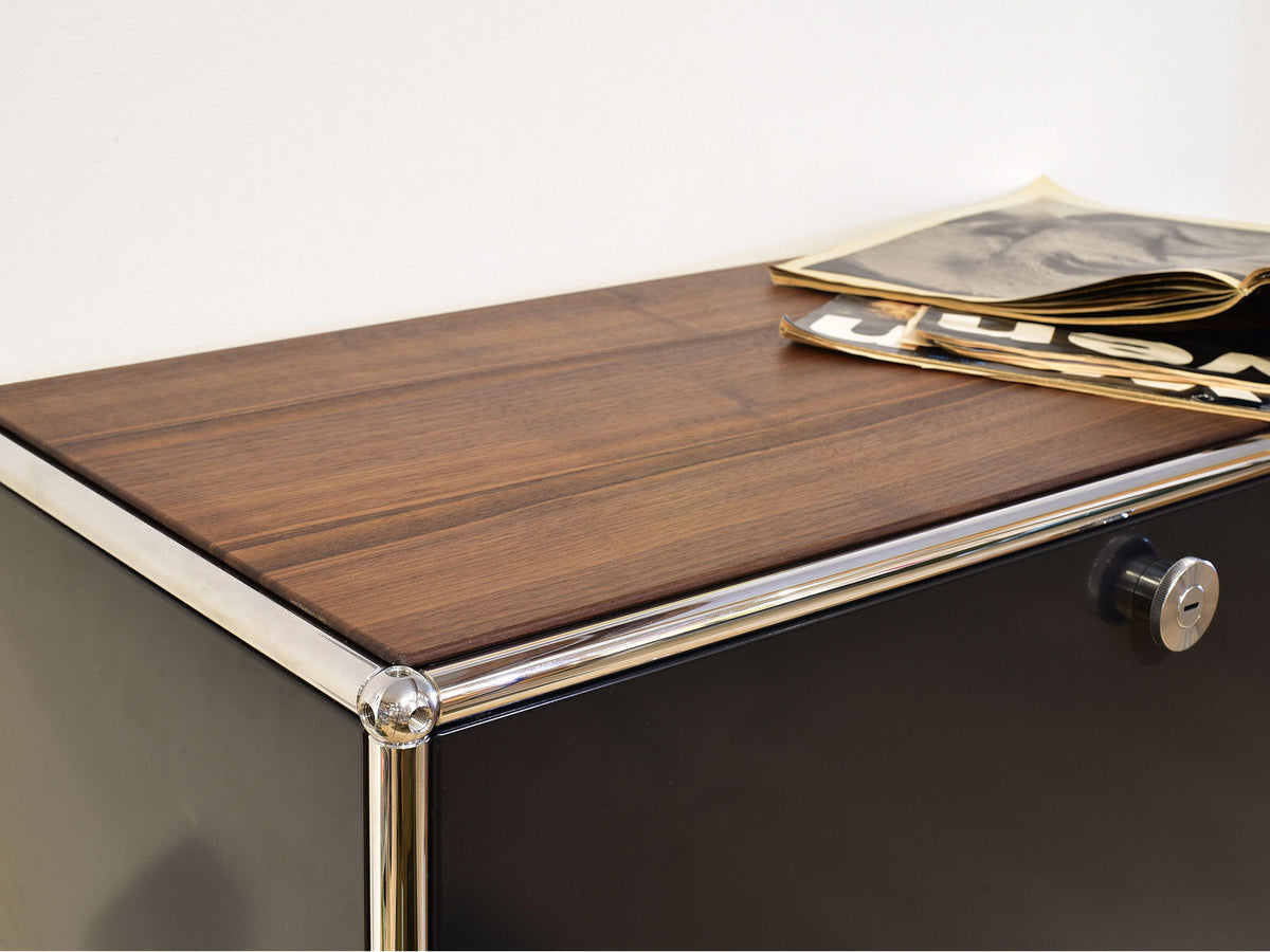 Doppelelement Nussbaum - "real Wood on Top"