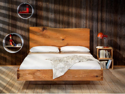 Bett Milan - am. Nussbaum, 120/200 cm