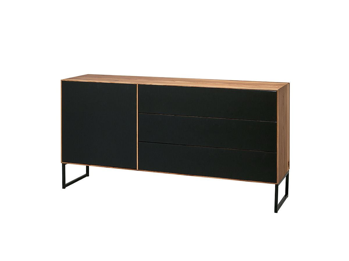 Sideboard Schrein - Eiche, Marineblau