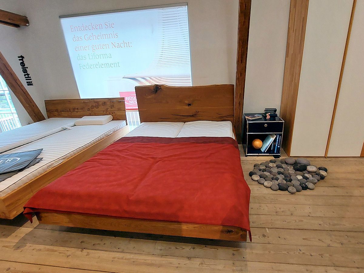 Bett Milan, Wildeiche, 160/200 cm