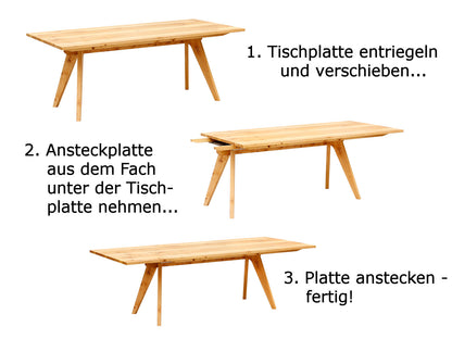 Tisch Tablo - Perfekte Beinfreiheit