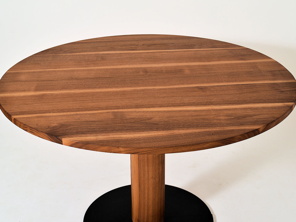 Tisch Rondonero, Nussbaum, D 125 + 50 cm - echtes Schnäppchen