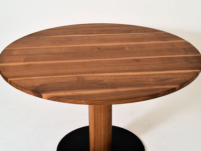 Tisch Rondonero, Nussbaum, D 125 + 50 cm - echtes Schnäppchen