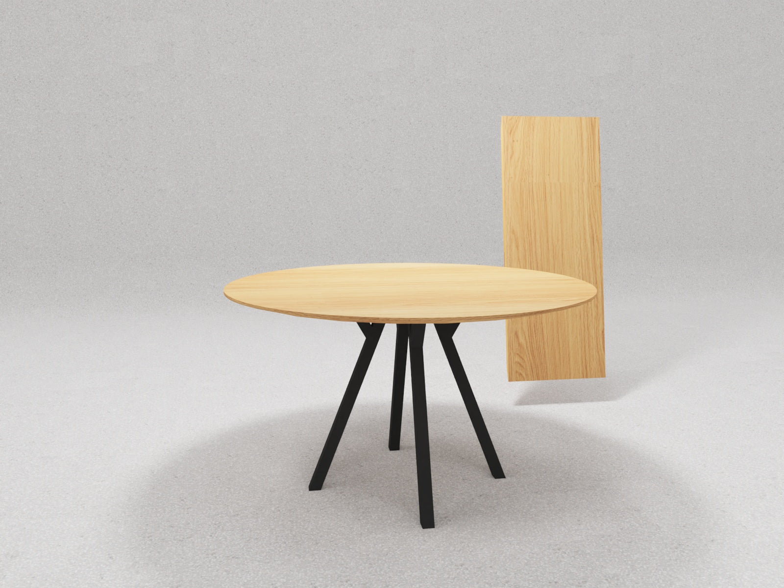 Tisch Panyo, Eiche mit Verlängerung 50 cm - Rhöner Wohnen