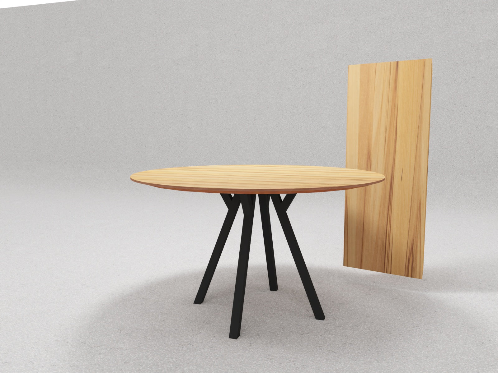 Tisch Panyo, Kernbuche mit Verlängerung 50 cm - Rhöner Wohnen
