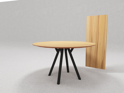 Tisch Panyo, Kernbuche mit Verlängerung 50 cm - Rhöner Wohnen