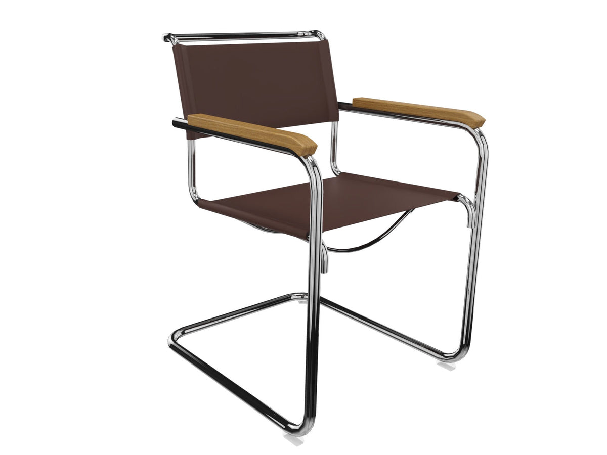 Freischwinger Thonet S 34 - Kernleder
