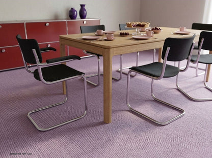 Freischwinger Thonet S 43 F - Buche Schwarz mit Armlehnen