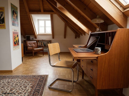 Freischwinger Thonet S 43 - Buche ohne Armlehnen