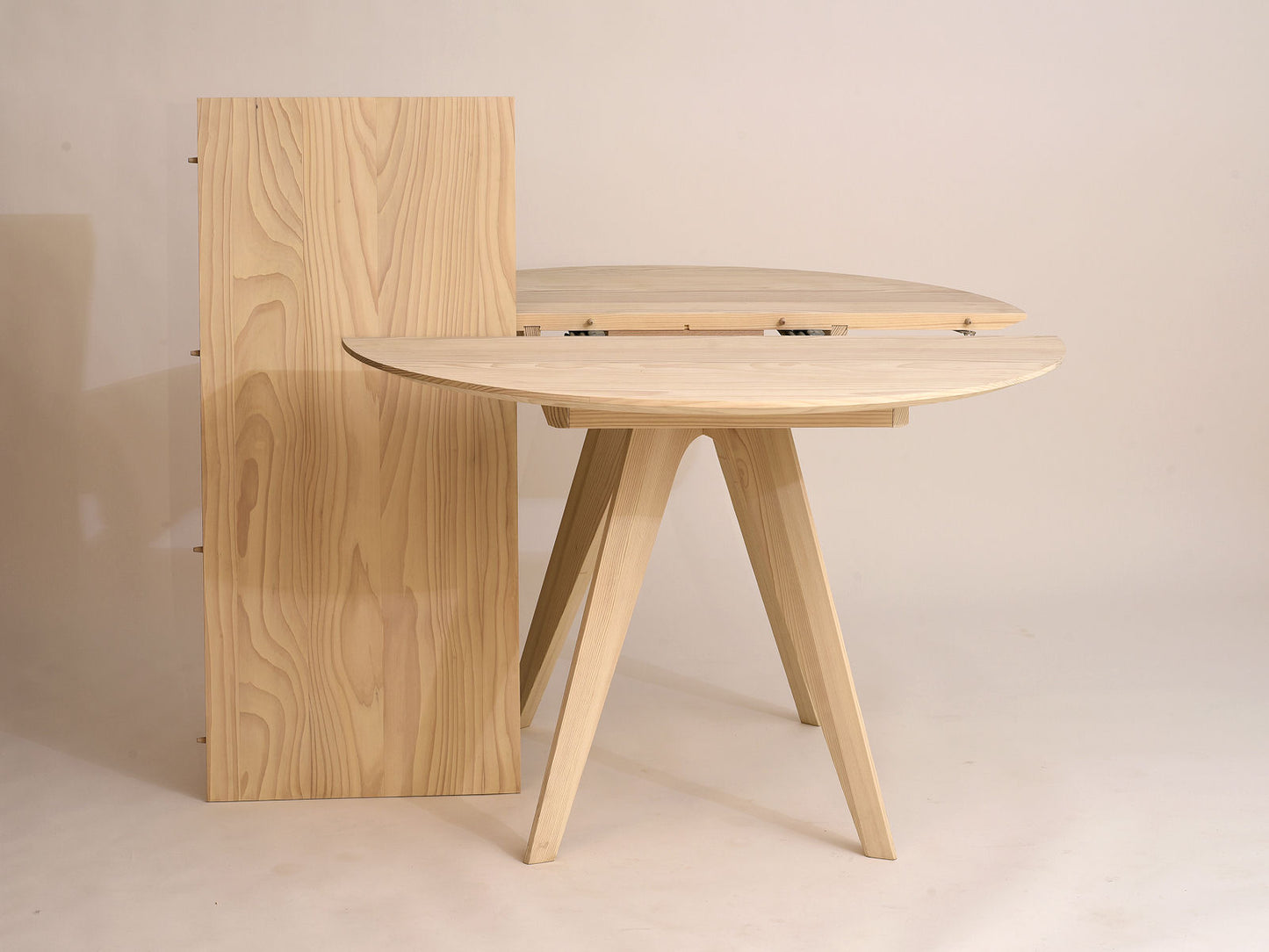 Tisch Sfer, Weißtanne, D 110 cm