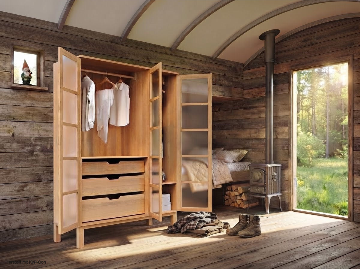 Kleiderschrank Solid - Praktisch, wohnlich, natürlich