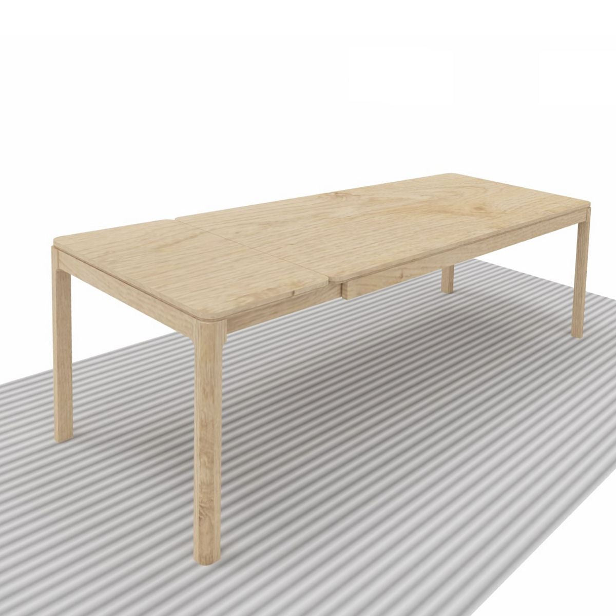 Tisch Tau - Buche, 160/80 cm