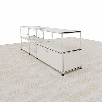 USM Haller - Medienmöbel mit Vitrine